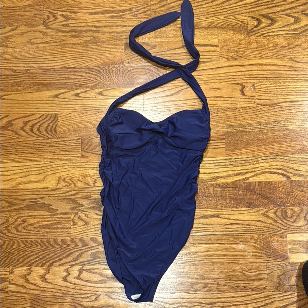 Kimi and Kai Maternity Women's One Piece Swimsuit - Deep Blue
